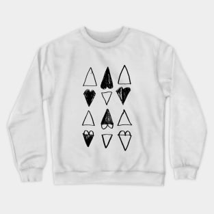 Heart Triangles Crewneck Sweatshirt